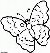 Coloring Butterfly Pages Kids Color Library Clipart Cartoon sketch template