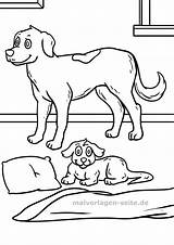 Malvorlage Hund Pets Zum Ausmalbild Ausmalbilder Welpe Ausdrucken sketch template