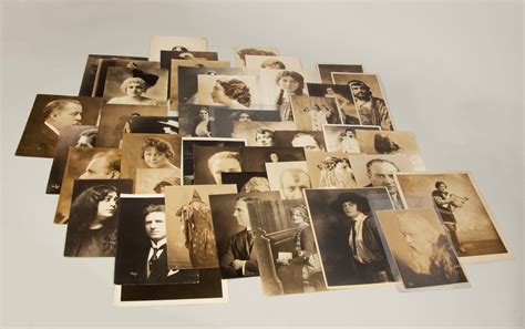 Collection Of 45 Original Photographs Of Early 20th Century Singers Von