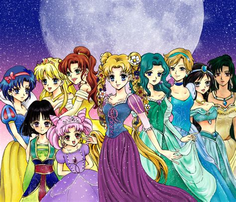 aino minako ariel aurora belle chibi usa and others