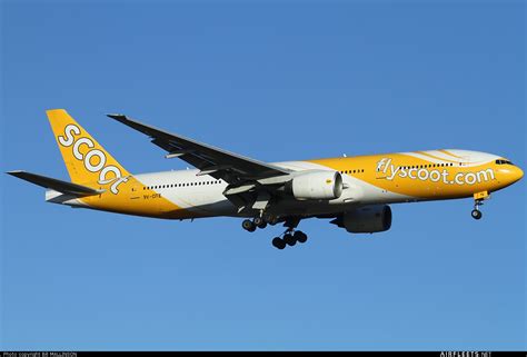 scoot boeing   ote photo  airfleets aviation