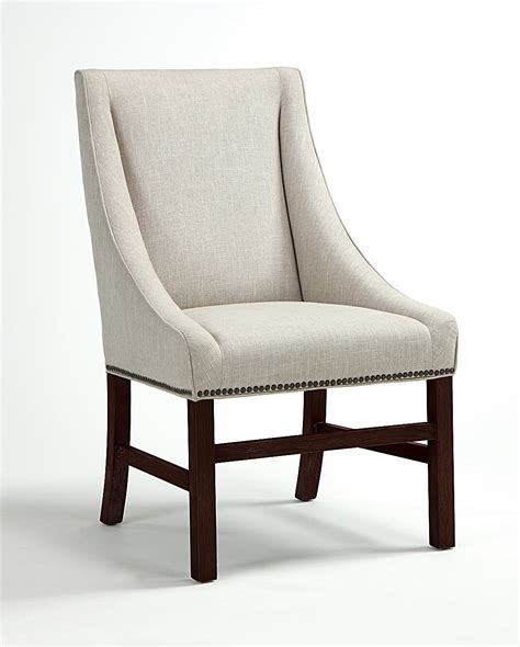 white upholstered dining chair displaying infinite gorgeousness homesfeed