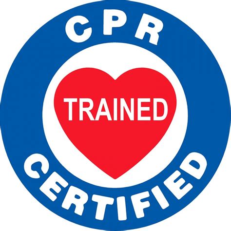 cpr trained sticker safetykorecom