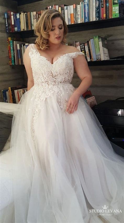 Plus Size Princess Wedding Dress With Beautiful Lace And