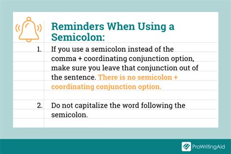 semicolon  grammar guide