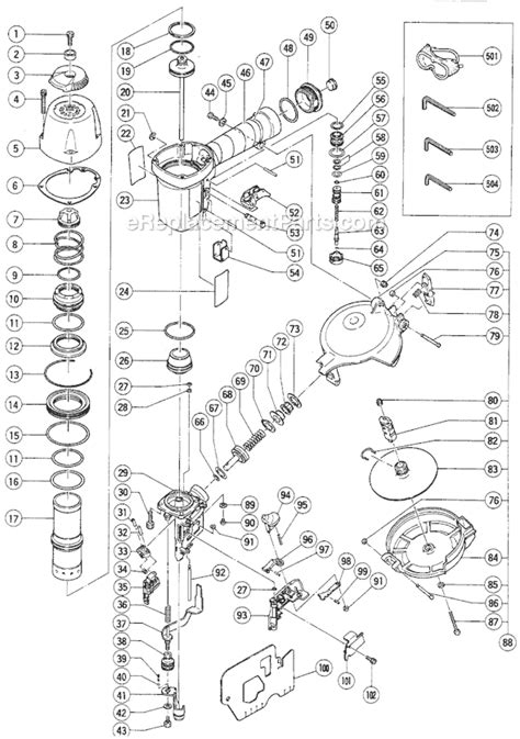 hitachi nvah parts list  diagram ereplacementpartscom