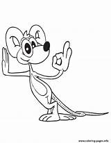 Coloring Mouse Cute Cartoon Pages Printable Book Info sketch template