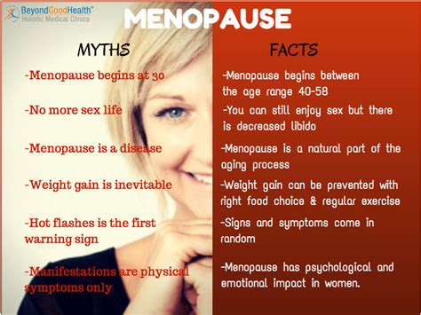 stop the myths 6 facts on menopause symptoms revealed