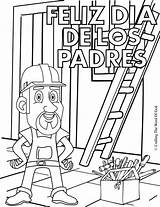 Dia Feliz Padres Los Coloring Pages Padre Del Colorear Día Seleccionar Tablero Para Fathers Activity Spanish sketch template