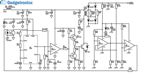high power boost converter circuit diagram gadgetronicx