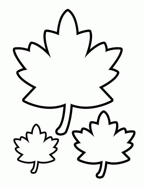 printable fall leaves coloring home
