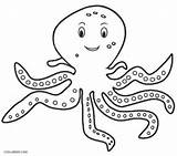 Octopus Coloring Kids Pages Printable Drawing Easy Color Cool2bkids Drawings Getdrawings Sea Draw Print Getcolorings sketch template