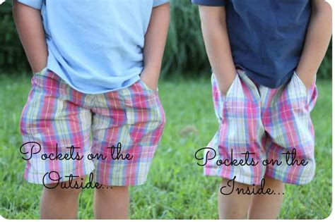 guest post adding pockets to shorts from nap time creations