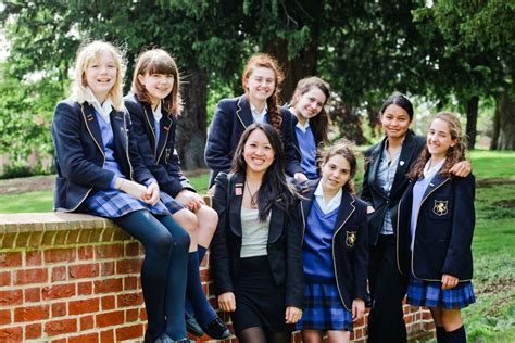 school  girls study british english