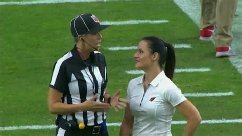 Nfl S First Female Ref And Coach On The Same Field Imgur