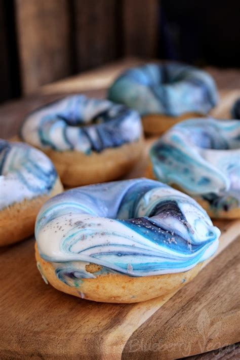 space donuts blueberry vegan