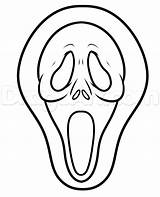 Scream Draw Scary Ghostface Krueger Freddy Jason Screaming Clipartbest Clipartmag Printout Dragoart sketch template