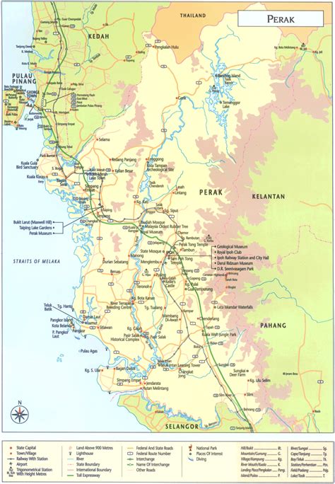 perak state map mb file size listed  malaysiamaporg map