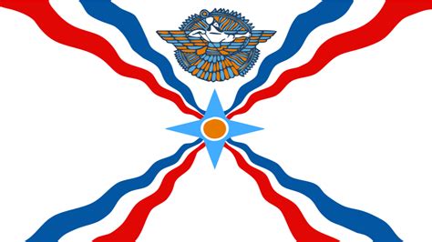 assyrian assyrian flag assyria royalty  stock illustration image pixabay