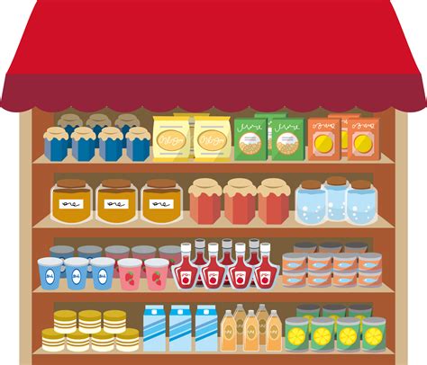 royalty  grocery store clipart  illustac