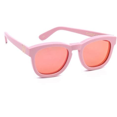 wildfox classic fox deluxe sunglasses pink purple mirror pink
