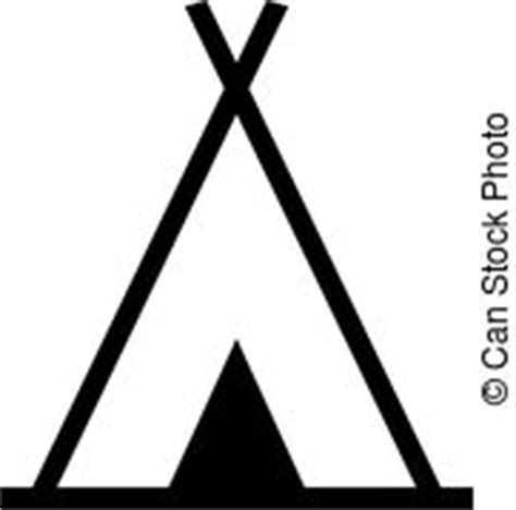teepee silhouette clip art   cliparts  images  clipground