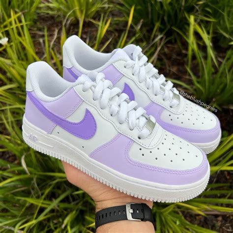 add  color     nike purple air force  shoe effect