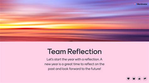 team reflection mentimeter