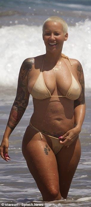 sexy photos amber rose hot and topless at the beach big ass breastatas naijauncut