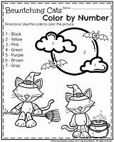 Preschool Halloween Worksheets Color Activities Kindergarten Kids Math Number Coloring October Numbers Fall Activity Printables Tracing Para Easy Pre Crafts sketch template