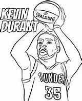 Durant Nba Topcoloringpages sketch template
