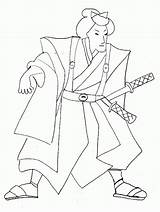 Samurai Coloriage Asiatique Chinois Colorier Coloriages Ninja Japonnais Imprimer Ajouté Samurais Imprimir sketch template