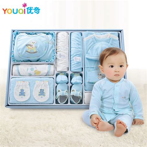 quality cotton brand newborn baby clothes  pieces gift set box