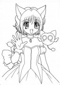 anime christmas coloring pages