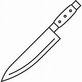Knife Sketch Chef Dagger Drawing Kitchen Weapon Weapons Blade Coloring Pages Sketches Paintingvalley Template Collection Icon Size sketch template