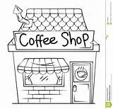 Clipart Restaurant Building Shop Coffee Clipground sketch template