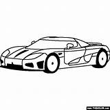 Koenigsegg Agera Coloring Drawing Template sketch template