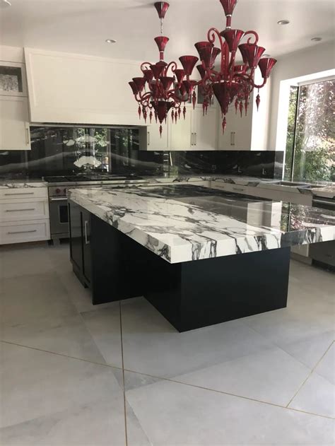 dramatic calacatta renoir black vein dream house interior marble