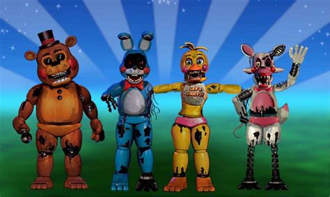 withered toy animatronics  credits   comments