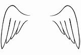 Wings Angel Cuttable Supercoloring sketch template