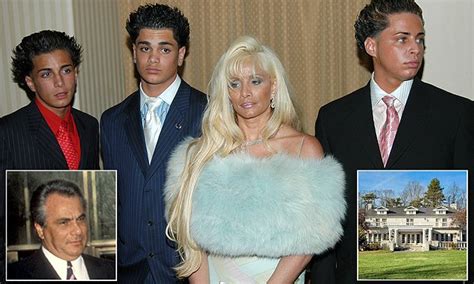 victoria gotti s long island mansion raided by police daily mail online