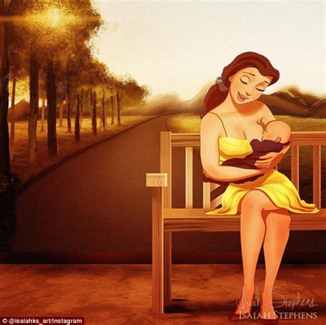 Disney Princesses Re Imagined As Mothers In Series Of