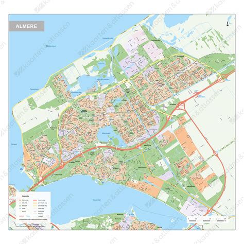 digitale kaart almere  kaarten en atlassennl