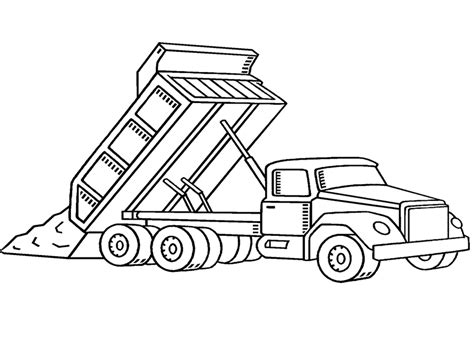 printable construction truck coloring pages big man construction