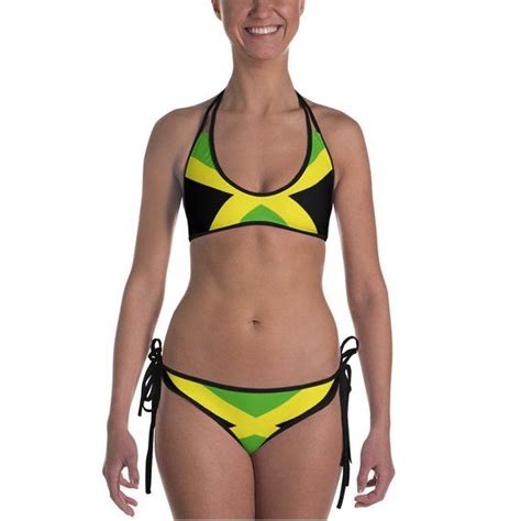 Jamaica Bikini For Women Jamaica Swimsuit Jamaican Flag Swimsuit