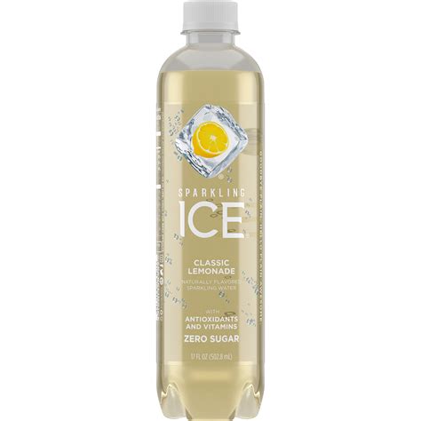 sparkling ice naturally flavored sparkling water classic lemonade