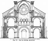 Architektur Gotische Grundriss Querschnitt Limburg sketch template
