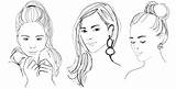 Coloring Pages Makeup Face Girl Faces Choose Board sketch template