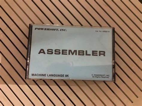 assembler powersoft apple ii ii iie cassette eur  picclick fr