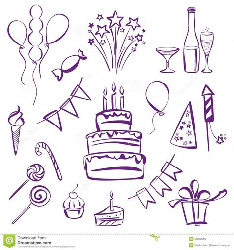 birthday party theme clipart vector  draw google search